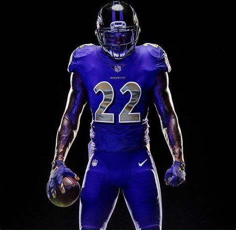 The Baltimore Ravens And Cleveland Browns Unveil Latest 'Color Rush ...