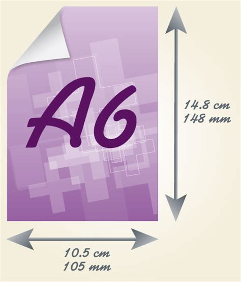 A6 Paper Size | All informations about A6 sheet of paper