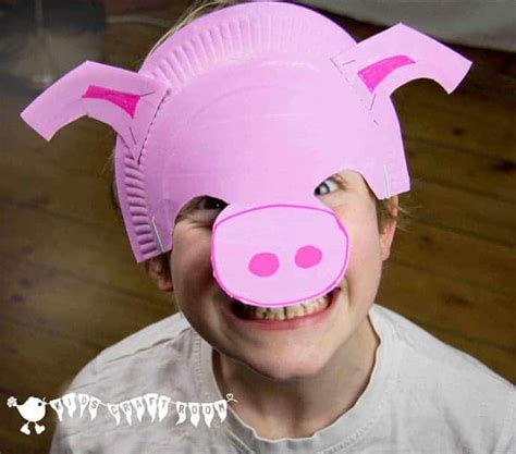 Make A Paper Plate Pig Mask - Kids Craft Room