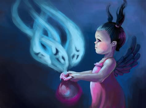 Girl fairy capturing souls painting HD wallpaper | Wallpaper Flare