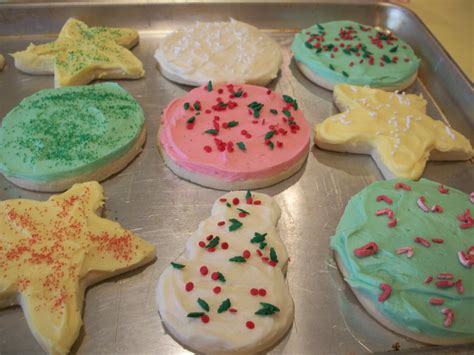 Soft Christmas Sugar Cookies w/ Cream Cheese Frosting