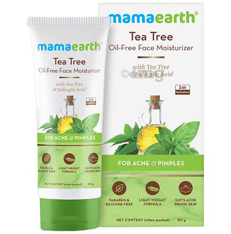 Mamaearth Tea Tree Oil-Free Face Moisturizer: Buy tube of 80.0 gm ...