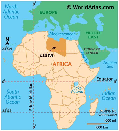 Libya Map / Geography of Libya / Map of Libya - Worldatlas.com