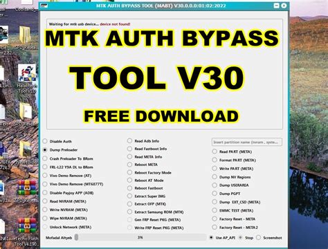 MTK Auth Bypass Tool V30 Latest Free Download - Fidetec