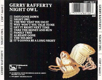 The First Pressing CD Collection: Gerry Rafferty - Night Owl