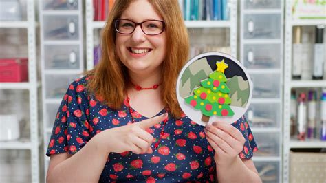 Free SVG! 🎄 Make a Whimsical Papercraft Christmas Tree - Craft with Sarah