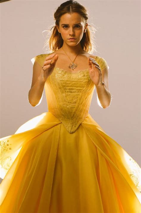 Emma Watson as Belle, from the live-action adaption of Disney's Beauty ...