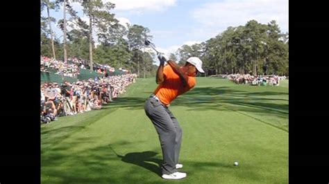 Tiger Woods Slow Motion Down The Line - YouTube