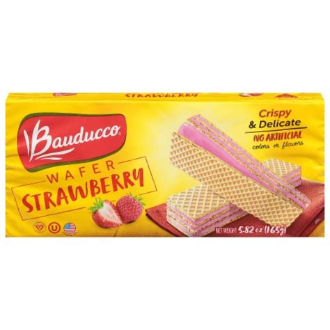 Bauducco® Strawberry Wafer Cookies, 5.8 oz - Food 4 Less