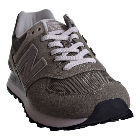 New Balance 574 Wide Men's Shoes Grey/White ml574-egg-4e