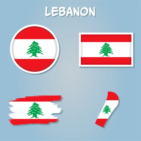 Lebanon flag map in geometric,mosaic polygonal style, abstract tessellation,background. 21991344 ...