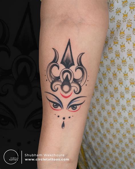 Durga Tattoo | Trishul tattoo designs, Shiva tattoo design, Maa tattoo designs