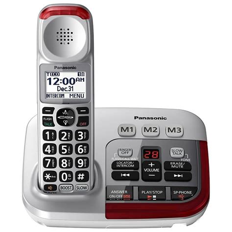Panasonic kx tg9541b dect 6 0 expandable cordless phone system with digital answering system ...