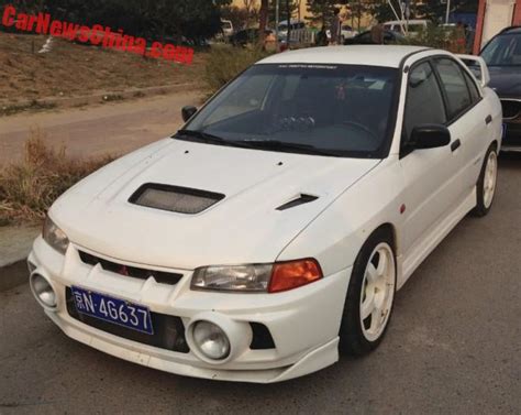 Spotted in China: a perfect Mitsubishi EVO IV - CarNewsChina.com