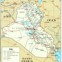 Asia- Iraq Political Map