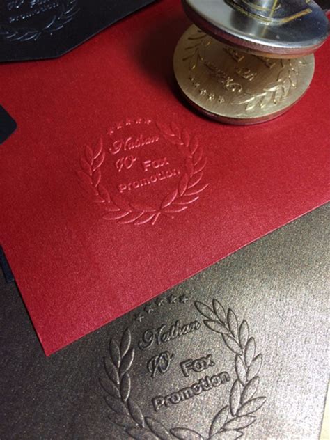 45mm Customize Embossing Stamp with Personalized Embossing Seal for for ...