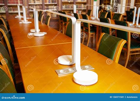 University Library Student Desk. Education Concept Stock Image - Image of collection, concept ...