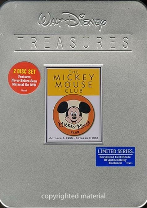 Mickey Mouse Club, The: Walt Disney Treasures Limited Edition Tin (DVD ...