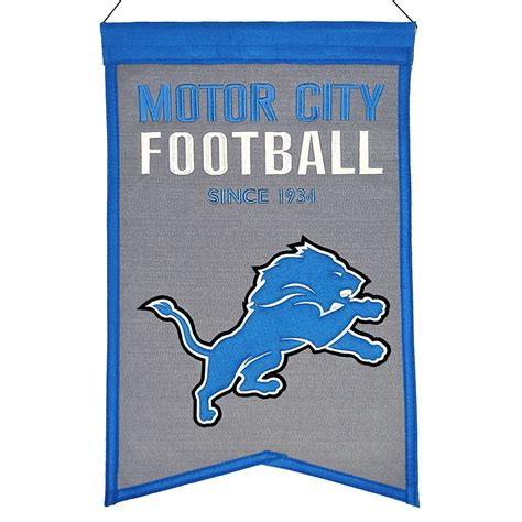 NFL Detroit Lions Franchise Banner Multi | Nfl detroit lions, Detroit ...