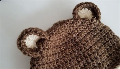 Little Crochet Bear Ears | Crochet bear, Crochet baby hats, Crochet ...