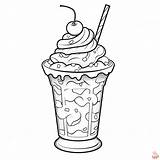 Printable Milkshake Coloring Pages Free For Kids And Adults sketch template