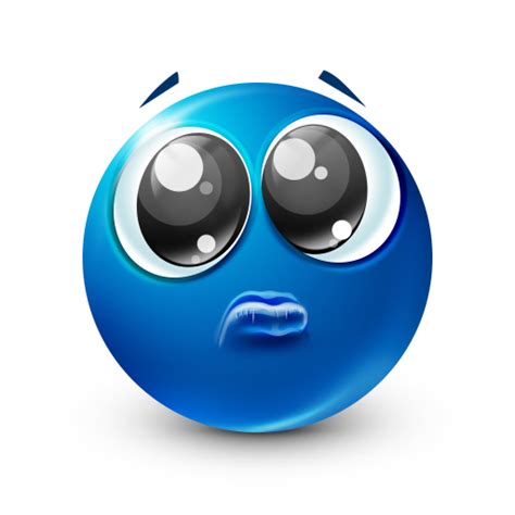 Big Glassy Eyes | Blue emoji, Emoji meme, Funny emoji faces