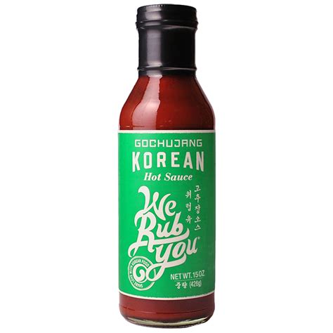 WE RUB YOU - BBQ SAUCE - KOREAN - (Gochujang) - 15oz | Sunac Natural ...