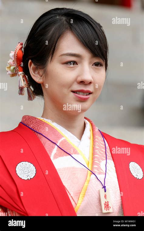 Japanese gravure idol Nanami Sakuraba takes part in the Setsubun ...