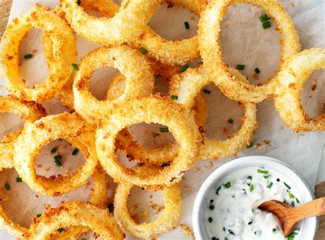 Air Fryer Onion Rings Recipe - Love and Lemons