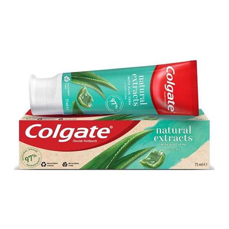 COLGATE TOOTHPASTE NATURAL EXTRACTS ALOE VERA 75ML