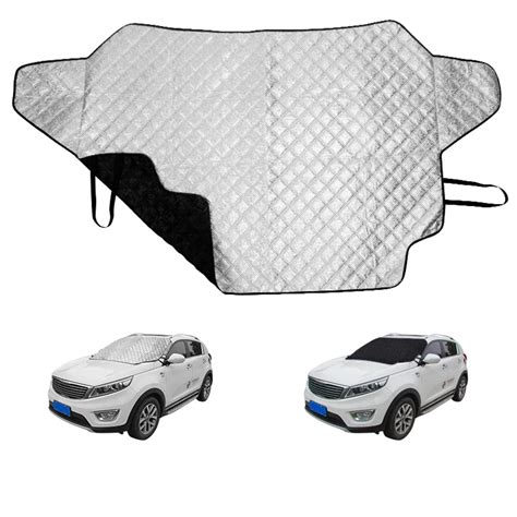 1PC Car Windshield Cover 145x111cm Sun Shade Magnetic Thickened Sun ...