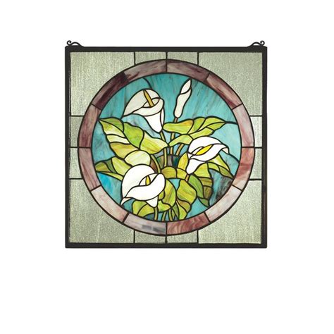 Meyda Lighting Meyda Tiffany & Stained Glass Plants & Flowers Window Panel & Reviews | Wayfair