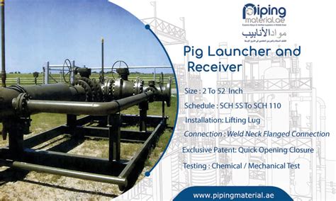 Pig launcher and receiver | ASME b31.8 gas line pig launcher dimensions