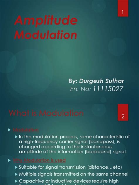 Amplitude: Modulation | PDF | Modulation | Broadcast Engineering