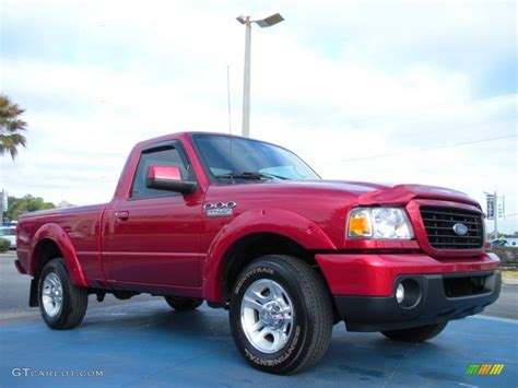 Redfire Metallic 2008 Ford Ranger Sport Regular Cab Exterior Photo ...