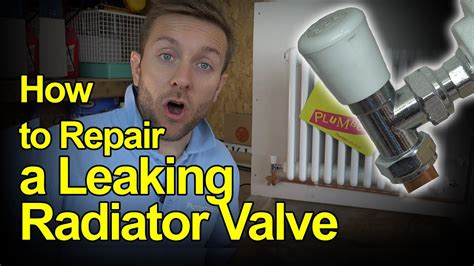 HOW TO REPAIR A LEAKING RADIATOR VALVE - Plumbing Tips - YouTube