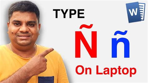 How to type Ñ ñ in laptop without numpad - YouTube