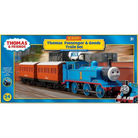 Hornby OO Gauge Thomas & Friends Thomas Passenger & Goods Train Set ...