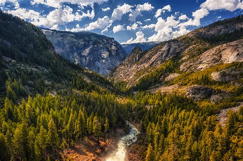 壁紙，美国，山，風景攝影，Tuolumne Meadows，加利福尼亚州，云，树，大自然，下载，照片