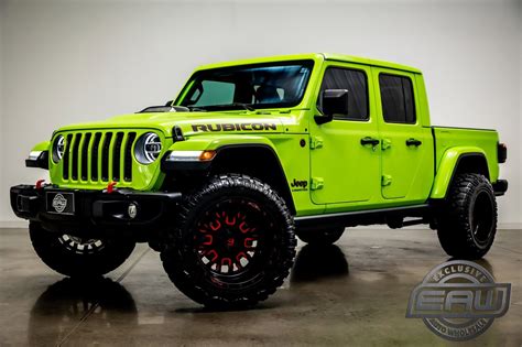 2021 Jeep Gladiator Rubicon 5249 Miles Limited Edition Gecko Clearcoat Crew Cab - Used Jeep ...