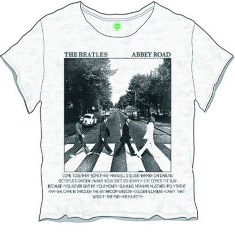 Beatles Abbey Road Songs Junior Top 434620 | Rockabilia Merch Store