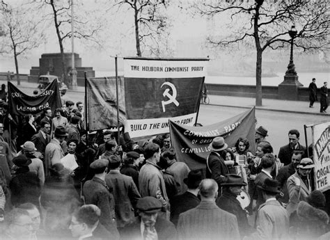 May Day Communist demonstration in Hyde Park, London. 1936 - Flashbak