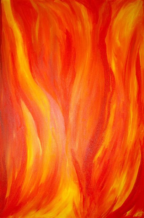 Pin by VonHoz on Abstract Painting | Fire painting, Fire art, Painting