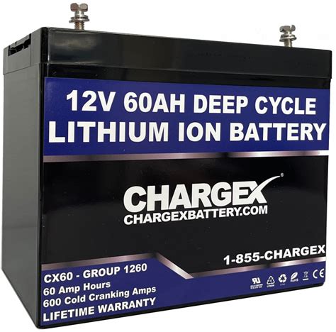 Chargex® 12V 60AH Lithium Ion Battery