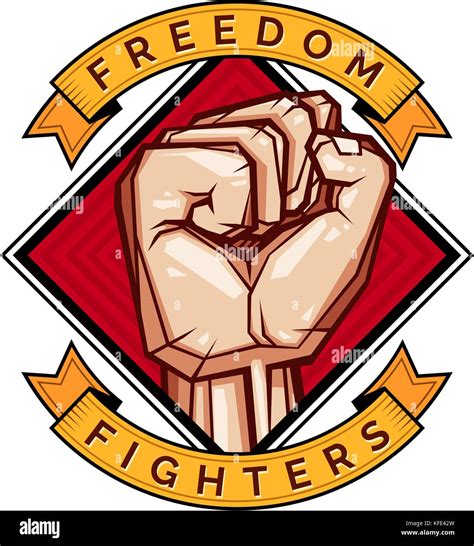 clenched fist vector illustration for resistance and revolution symbol ...