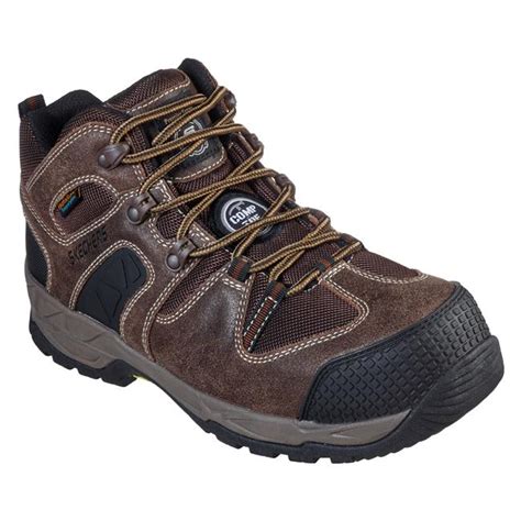 Men's Skechers Work Monter Composite Toe Waterproof Boots | Work Boots ...