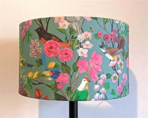 Birds and Flowers lampshade light shades table lamp shade | Etsy in ...