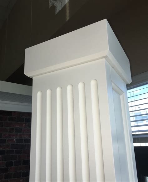 12" FLUTED PVC Column I Elite Trimworks