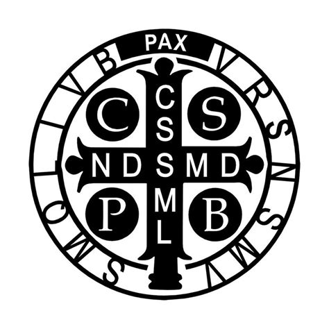 St. Benedict Medal Auto Decal - 886083845024