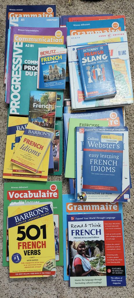 collection-of-books-for-learning-french | FrenchLearner.com